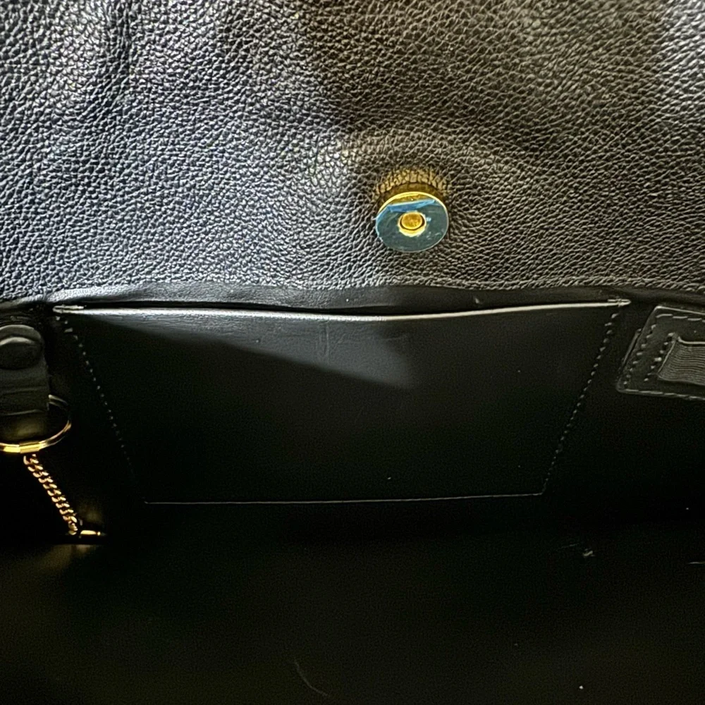 Givenchy Black Leather Portfolio Bag
